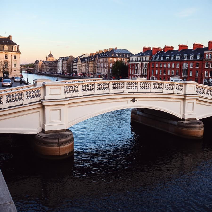 Ponte sobre o rio Liffey